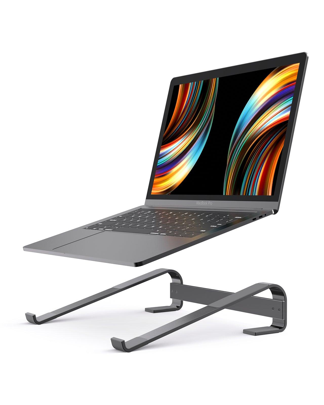 Laptop Stand Aluminium Portable Removable Laptop Rise Ventilated Detachable Ergonomic Laptop Holder - Grand non stop