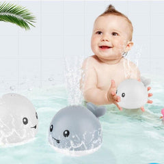 New Baby Bathroom Bath Electric Induction Whale Spray Small Toy - GrandNonStop