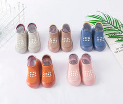 2023 Autumn Baby Toddler First Walking Sock Shoes Girls Boys Soft Sole Non Slip Cotton Breathable Lightweight Slip-on Sneakers - GrandNonStop