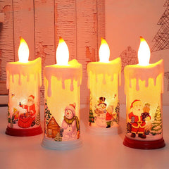 Create Festive Ambiance: LED Simulation Flame Candle for Christmas Decor - GrandNonStop