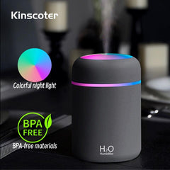 H2O Air Humidifier Portable Mini USB Aroma Diffuser With Cool Mist For Bedroom - GrandNonStop