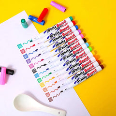 Magical Water Painting Pen Colorful Mark Pen Markers Floating Ink Pen Doodle Water Pens Children Montessori Early Education Toys - GrandNonStop