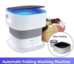 MOYU Foldable Washing Machine Portable Automatic Folding Mini Laundry Washer for Socks Baby Clothes Travel Home Appliance - GrandNonStop