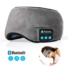 Wireless Comfort: Bluetooth Sleeping Headphones & Eye Mask Combo - GrandNonStop