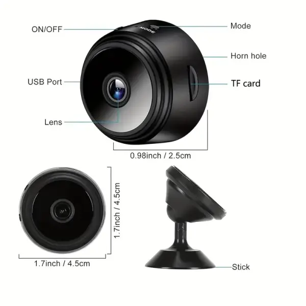 A9 WiFi Mini Camera Recorder – Advanced Home Security