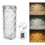 Elegant Crystal Diamond Table Lamp