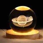 Crystal Ball 3D Night Light – LED Lamp for Home