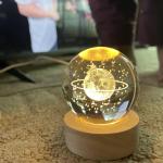 Crystal Ball 3D Night Light – LED Lamp for Home