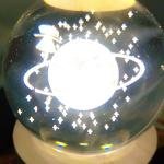 Crystal Ball 3D Night Light – LED Lamp for Home