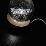 Crystal Ball 3D Night Light – LED Lamp for Home